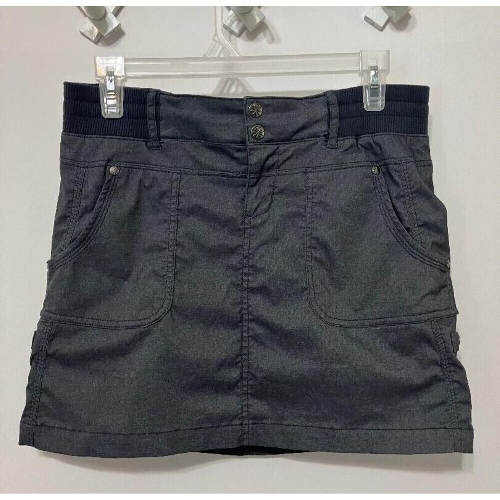 Athleta Ladies Grey‎ Skort Shorts Size 4 Woman's Activewear Gym Tennis  Stretch